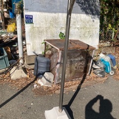 物干し台とさおの画像