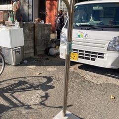 物干し台とさおの画像