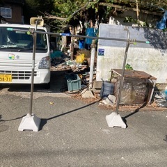 物干し台とさおの画像