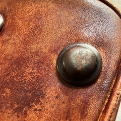 ショルダーバッグ　レザー　本革　ブラウン　ヴィンテージ　2WAYの画像