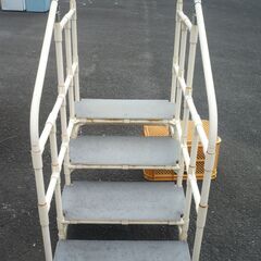 ★　介護　補助階段　手すり　玄関　縁側　介護用品　段差の画像