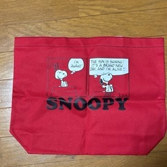 スヌーピートートばつバッグの画像