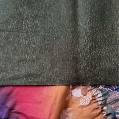 御西くみ帯 桐箱入り 正絹 西陣織 高級袋帯 金彩 花文様 グラデーションの画像