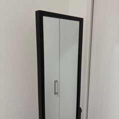 【ニトリ】 全身鏡 姿見 鏡 黒　ドレッサーの画像