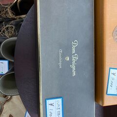 ◆ドンペリニヨン　ブラック　空瓶＋木箱◆の画像