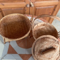 竹籠（商品の説明を必ず読んで下さい）
の画像