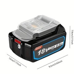 新品未使用 4個セット マキタ 18V 互換 リチウムイオン 交換用バッテリー 高容量の画像