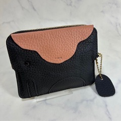 小銭入れ 可愛いゾウ コインケース ミニ財布 コンパクト 手持ち キーリング付きの画像