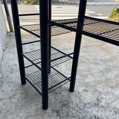 ★激安 カウンターテーブル ダークブラウンの画像