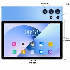 新品未使用 黒 10.1inch タブレット Android13搭載 大容量バッテリーの画像