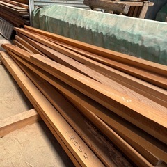 今月〆切！倉庫在庫一掃｜無垢材1本500円以内！大量購入の方大歓迎の画像