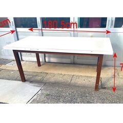 木製　作業台・軽量作業台　1805×905×H750mm　テーブルの画像