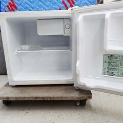 【恵庭】☆中古品☆冷蔵庫 S-cubism R-46WH 46L 2018年製 動作品 PayPay支払いOK！の画像