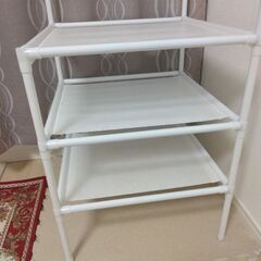 パイプ簡易棚の画像