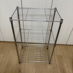 【美品】スチールラック メタルラック パイプラック 収納 棚 の画像
