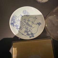 ムーミン　湯呑み　透明マグカップセットの画像