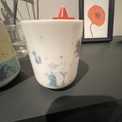 ムーミン　湯呑み　透明マグカップセットの画像