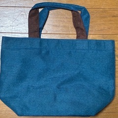 ラックマイラスト付きキャンバスバッグの画像