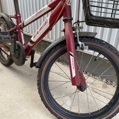 子供用自転車、キッズ自転車、16インチ、補助輪付属、、イオンで購入の画像