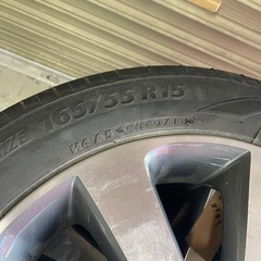 三菱純正ホイール　4本ホイール・タイヤセットの画像