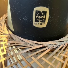 ビンテージ竹編み吊り下げ照明の画像