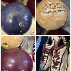 ボウリング用品多数の画像