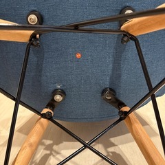 ダイニングチェア　2脚　　イームズチェア　インディゴブルーの画像