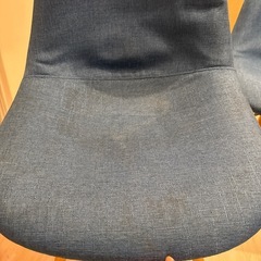 ダイニングチェア　2脚　　イームズチェア　インディゴブルーの画像