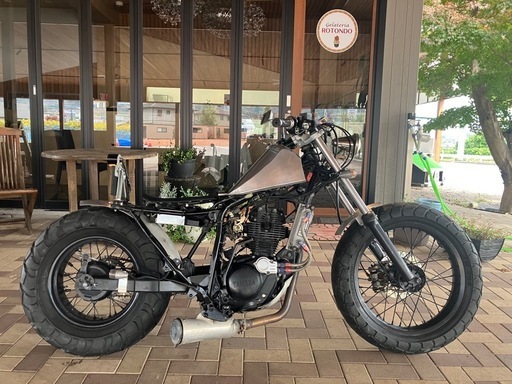 YAMAHA TW200E DG07J スカチューン 動画あり 書類あり フルカスタム　リジットリアサス　スパトラ　アルミオイルクーラー　アルミタンク