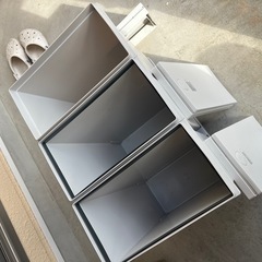 【中古汚れあり】ニトリ プッシュペールワゴン (60L) の画像