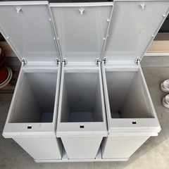 【中古汚れあり】ニトリ プッシュペールワゴン (60L) の画像