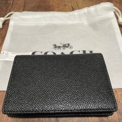 COACH 名刺入れ　レザーの画像