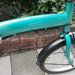 🔵中古車🔵 折畳自転車　20インチ　SHIMANO/外装6段変速　中古自転車　点検調整永久無料✨　整備済み　西宮市の画像