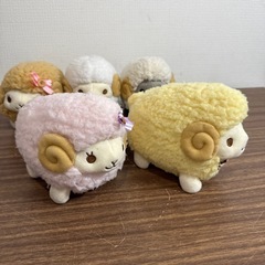 羊 ぬいぐるみ 5体セットの画像