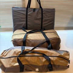 snowpeak　エントリーパックTTフルセット（テント、タープ、グランドシート、インナーシート）の画像