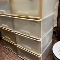 衣装用 プラスチック引出し型収納ケースの画像