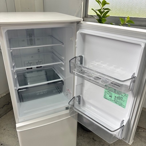 三菱 MITSUBISHI  2ドア冷蔵庫 MR-P15H-W 146L