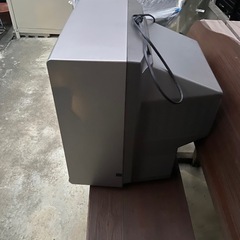 シャープ製テレビデオ　21型　VHS・ブラウン管・リモコン　共々生きていますの画像