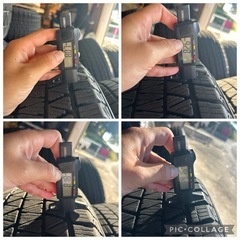 スタッドレス　ハリアー　RAV4 NX ブリザック  2021年　バリ溝の画像