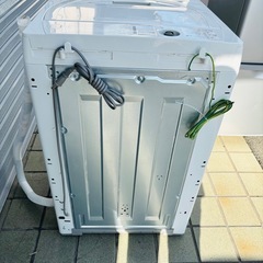 直接引き取り2,800円引き⭐︎大阪府下又は近郊は配送設置込み🉑 SHARP 4.5kg 全自動洗濯機 ES-G4E6-KW 2019年製/YMJ112-06の画像