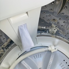 直接引き取り2,800円引き⭐︎大阪府下又は近郊は配送設置込み🉑 SHARP 4.5kg 全自動洗濯機 ES-G4E6-KW 2019年製/YMJ112-06の画像