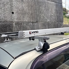 ルーフキャリア　軽自動車用　イノ製　中古品の画像