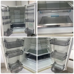 Panasonic 506L フレンチドア 冷蔵庫 NR-JD5101S-W パナソニック ECONAVI nanoe クリスタルドアの画像