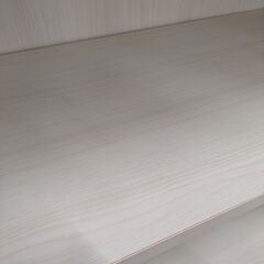 【表面光沢が有り】書棚 本棚 収納家具 サイドボード キャビネット ガラス扉 鏡面仕上げ 棚ダボ8個欠品：ホワイトの画像