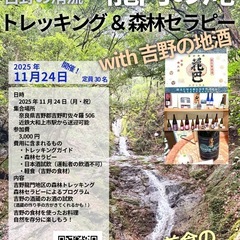 【2025年11月24日】奈良県吉野で森林セラピーと日本酒を楽しもう！