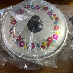 【新品未使用】昭和レトロ（マルハチ印）両手鍋の画像