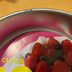 18センチ　ブリキ　ラウンドケーキ型の画像