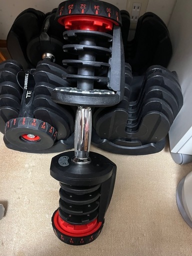 取引者決まりました、ダンベル40kg  計80kg