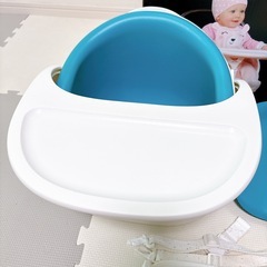 ベビーチェア ワイズチェア jellymom ブルー 4way 離乳食 子どもイス 赤ちゃん椅子の画像