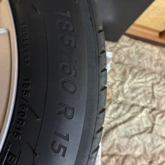 185/60/R15 4穴　ホイールセットの画像